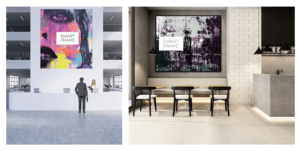 Les SMART FRAME sont des panneaux et des supports d'affichage personnalisés et imprimés, de grandes tailles.
