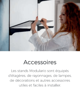 Accessoires pour vos stands