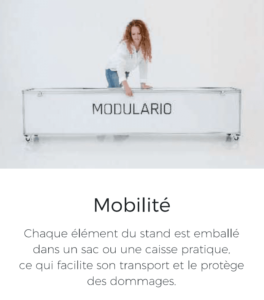 Mobilité pour vos stands d'exposition