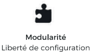 Modularité: liberté de configuration, polyvalence et d'installation