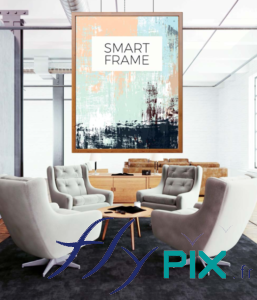 Salle de réunion affichage PLV SMART FRAME