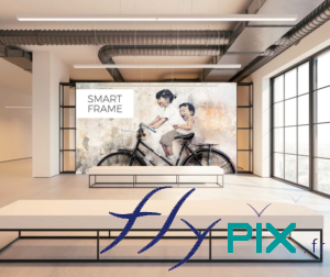 Salle d’attente avec PLV SMART FRAME grande taille