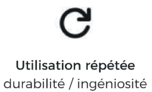 Utilisation répétée: durabilité et ingéniosité