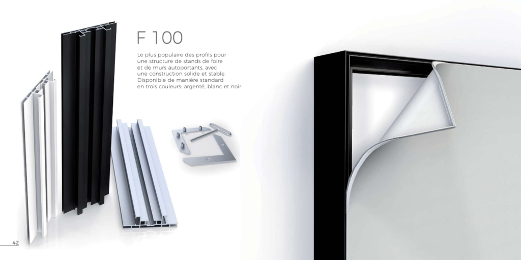 Panneau PLV Imprimé SMART FRAME F100 Concept 1024x512, Standiste FlyPix: conception, fabrication, achat et location de stands modulaires pour vos expositions, salons, boutiques et commerce