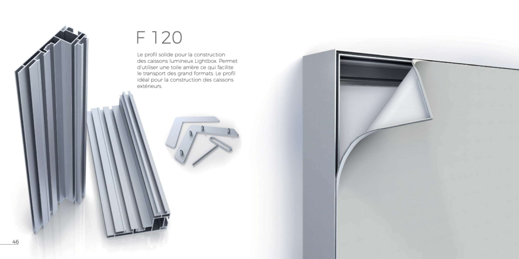 Panneau PLV Imprimé SMART FRAME F120 Concept 1024x512, Standiste FlyPix: conception, fabrication, achat et location de stands modulaires pour vos expositions, salons, boutiques et commerce