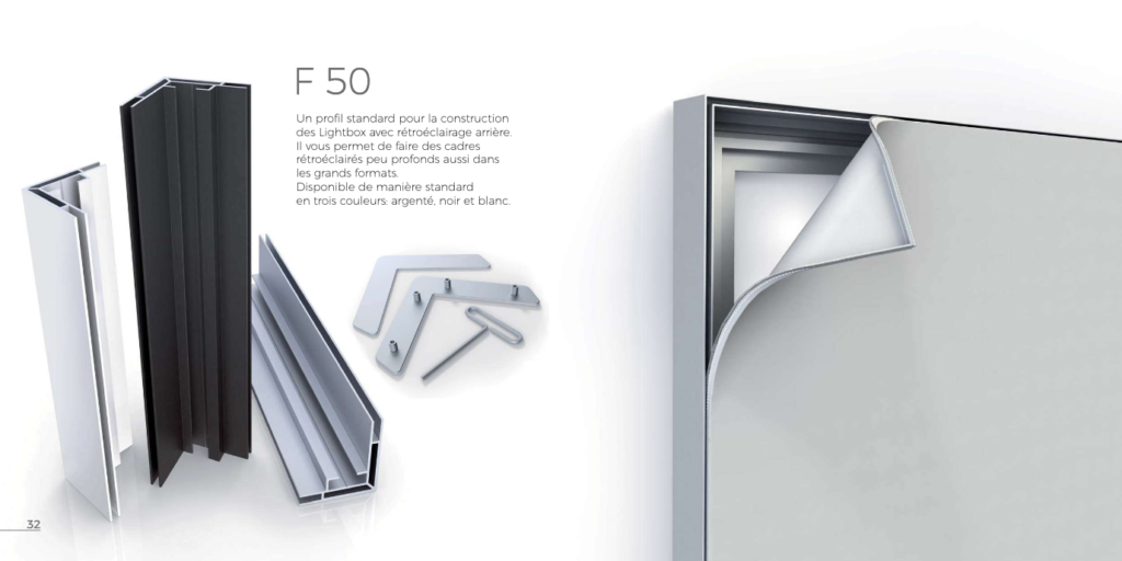 Panneau PLV Imprimé SMART FRAME F50 Concept 1024x512, Standiste FlyPix: conception, fabrication, achat et location de stands modulaires pour vos expositions, salons, boutiques et commerce