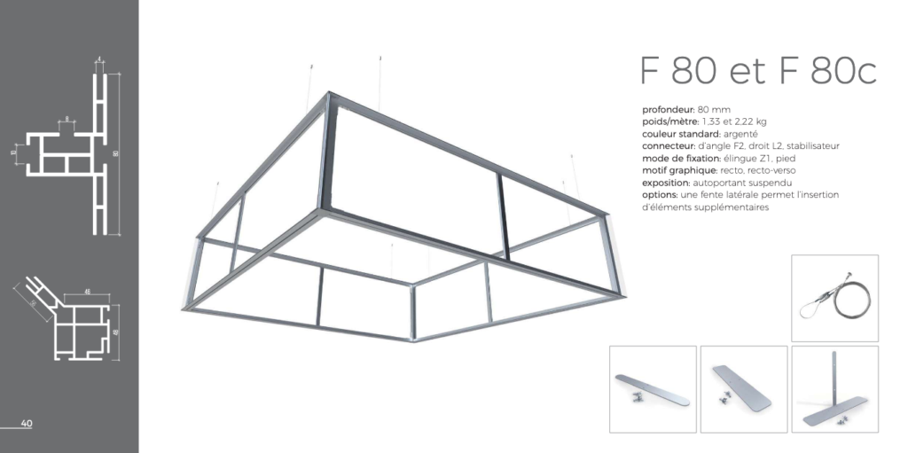 Panneau PLV Imprimé SMART FRAME F80 F80c 1024x511, Standiste FlyPix: conception, fabrication, achat et location de stands modulaires pour vos expositions, salons, boutiques et commerce