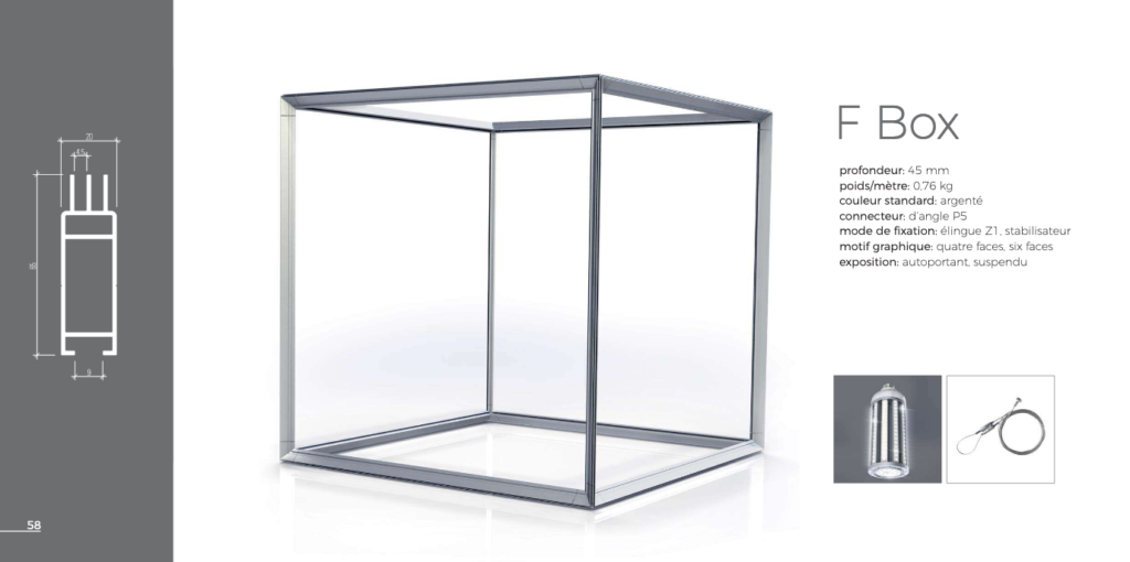 Panneau PLV Imprimé SMART FRAME FBox 1024x510, Standiste FlyPix: conception, fabrication, achat et location de stands modulaires pour vos expositions, salons, boutiques et commerce