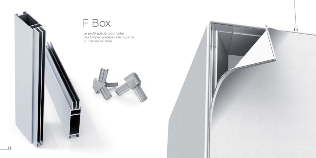 Panneau PLV Imprimé SMART FRAME FBox Concept 1024x511, Standiste FlyPix: conception, fabrication, achat et location de stands modulaires pour vos expositions, salons, boutiques et commerce