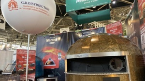 Ballon sur mat imprimé en enveloppe PVC 0.18 mm simple peau fabriqué pour le stand salon professionnel GD-Distribution