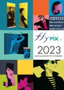 FlyPix : catalogue PLV imprimés stands de salons professionnels